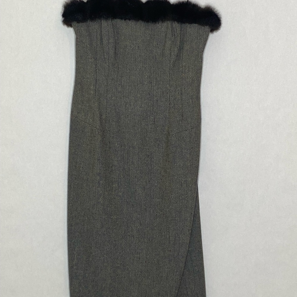 Vinatge lined tweed dress